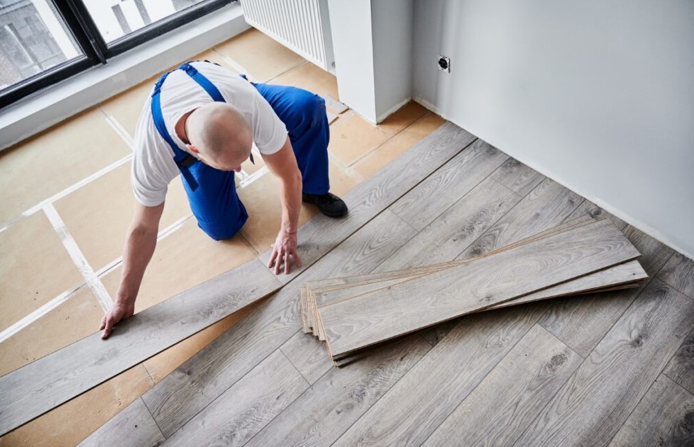 Professional flooring installation
